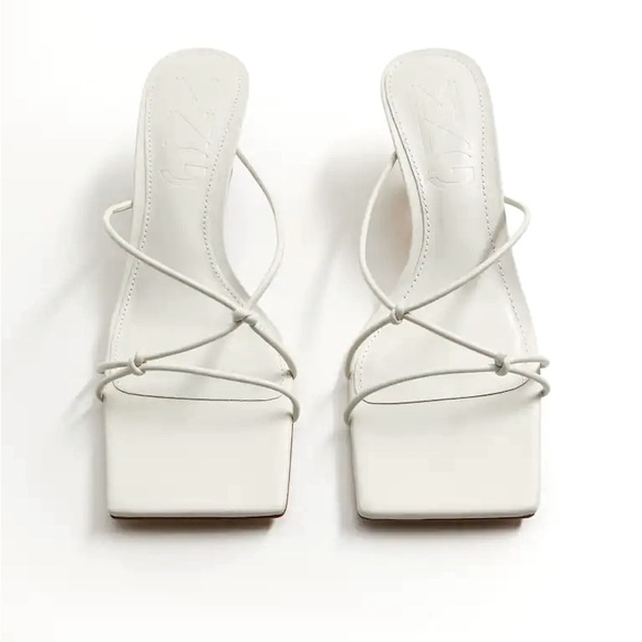 SOLD! MANGO knots heel sandals - Picture 2 of 11